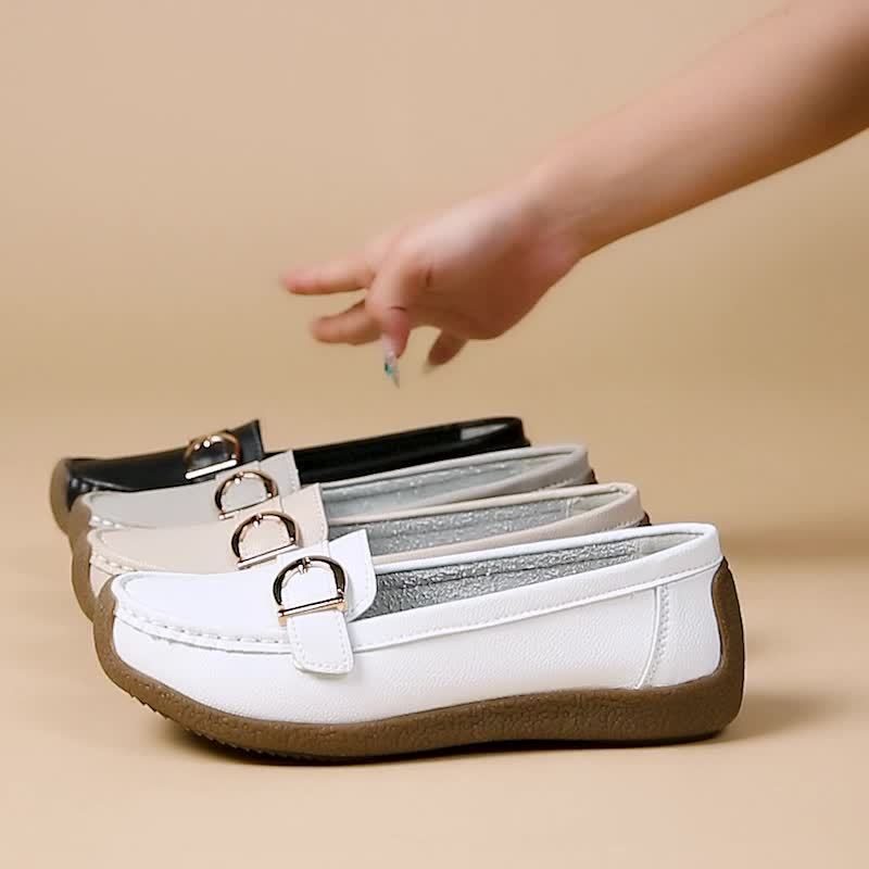 Lightweight Slip-On Loafers with Sequin Detail - TPR Sole