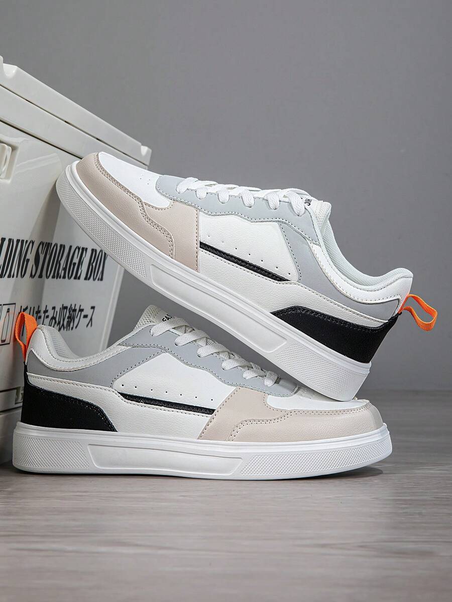 2025 New Men's Sports Shoes Men's Fashion Handsome Casual Shoes Lace Up Men's Shoes Skateboarding Shoes Men's Board Shoes Personalized Street Men's Shoes
