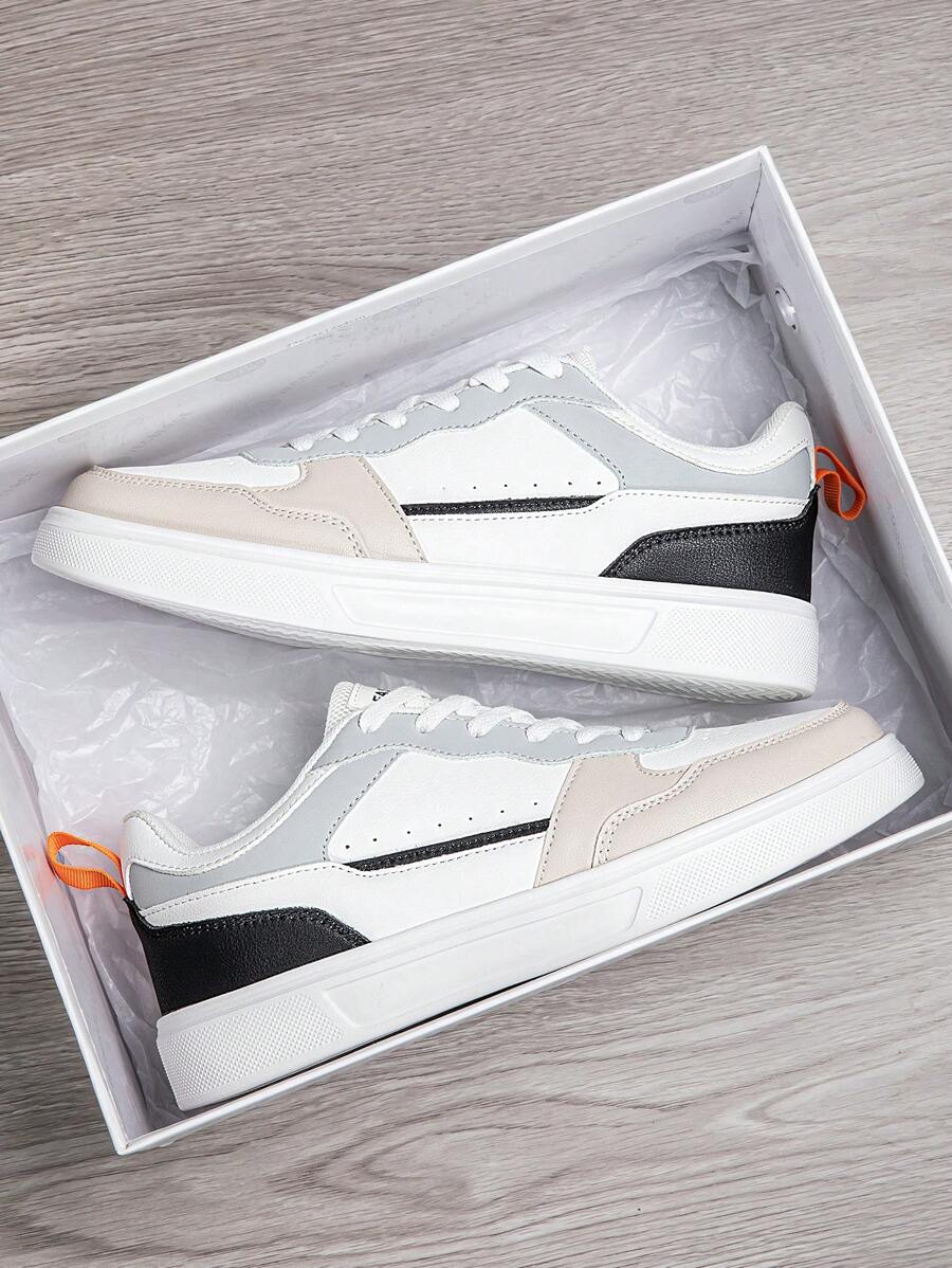 2025 New Men's Sports Shoes Men's Fashion Handsome Casual Shoes Lace Up Men's Shoes Skateboarding Shoes Men's Board Shoes Personalized Street Men's Shoes