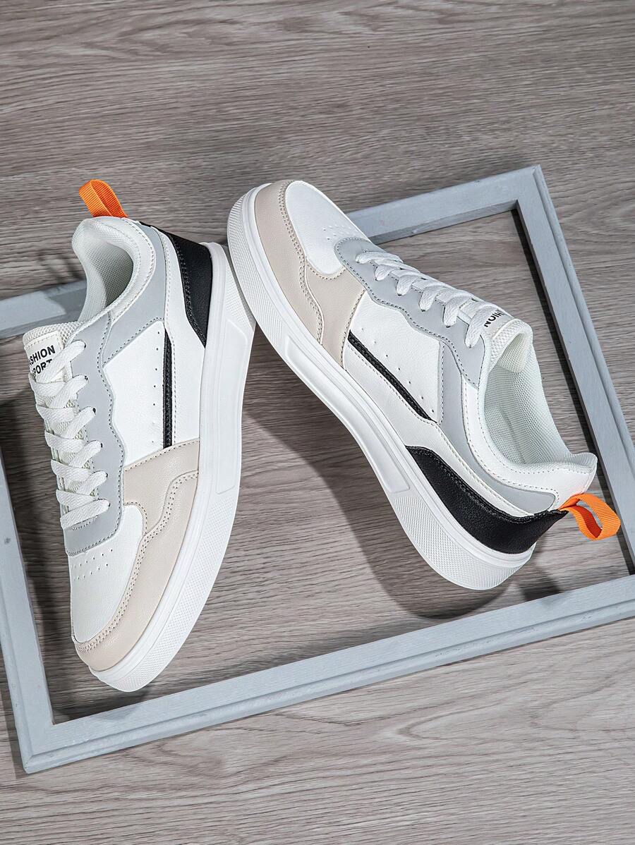 2025 New Men's Sports Shoes Men's Fashion Handsome Casual Shoes Lace Up Men's Shoes Skateboarding Shoes Men's Board Shoes Personalized Street Men's Shoes
