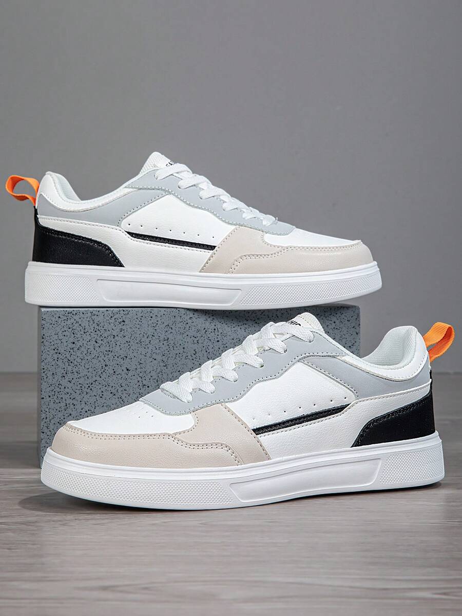2025 New Men's Sports Shoes Men's Fashion Handsome Casual Shoes Lace Up Men's Shoes Skateboarding Shoes Men's Board Shoes Personalized Street Men's Shoes