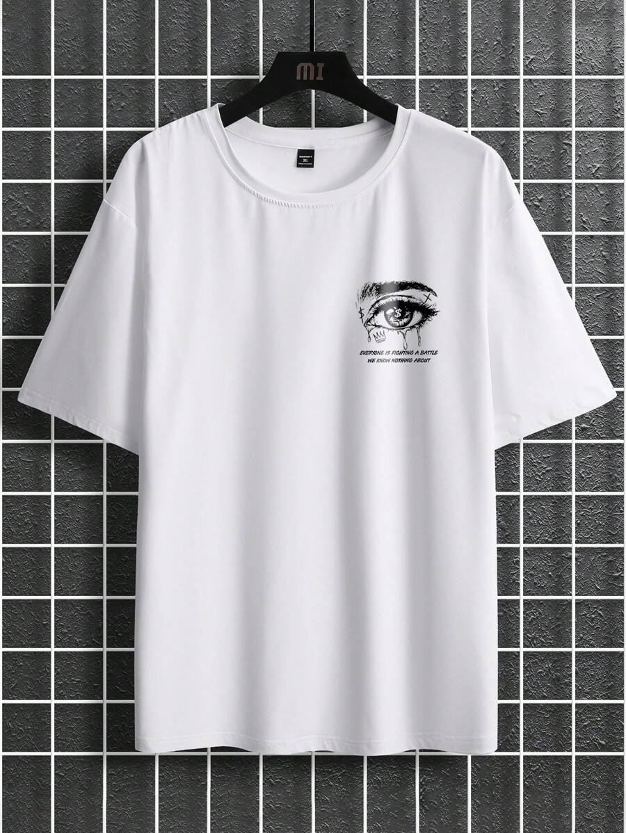 Men's Mountain Graphic Printed Short Sleeve T-Shirt - Perfect Boyfriend Gift