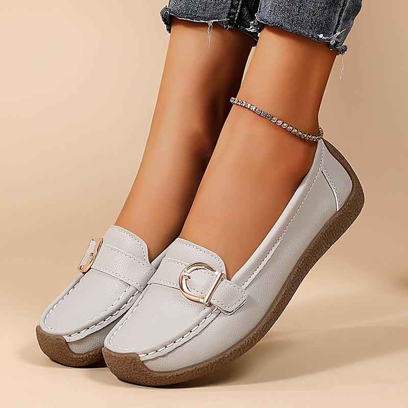 Lightweight Slip-On Loafers with Sequin Detail - TPR Sole
