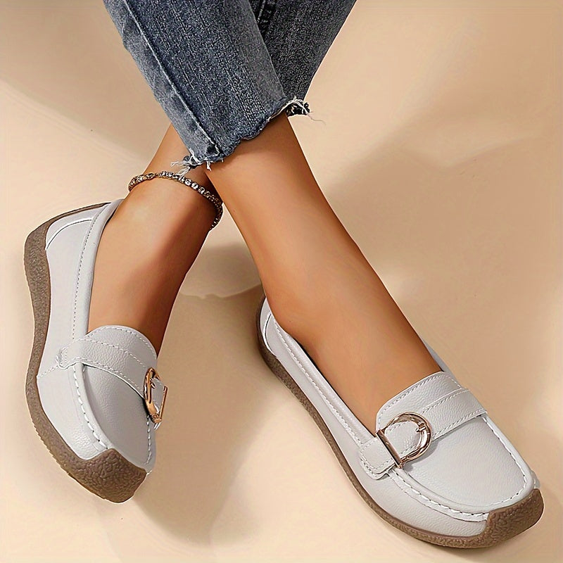 Lightweight Slip-On Loafers with Sequin Detail - TPR Sole