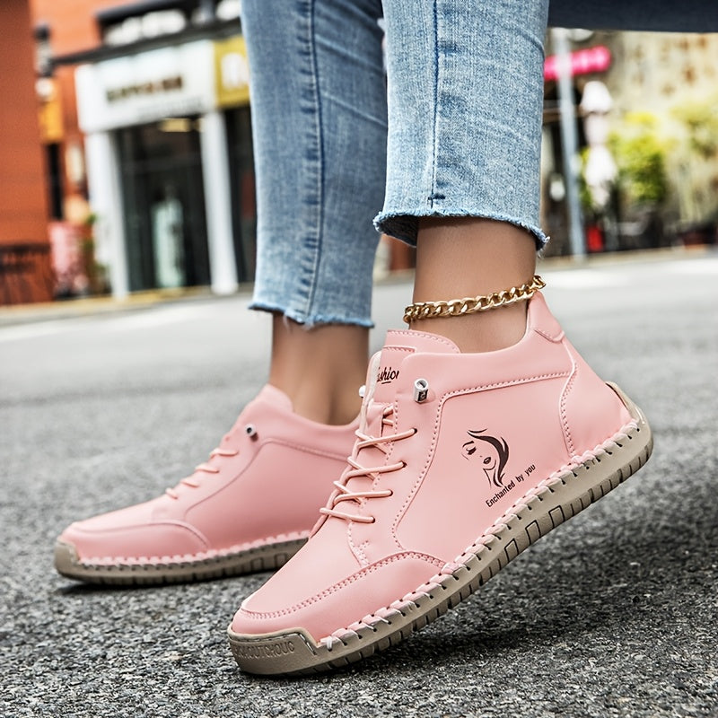 Lightweight Handcrafted Ankle Boots - Versatile All-Season Sneakers with Non-Slip Sole & Breathable Upper