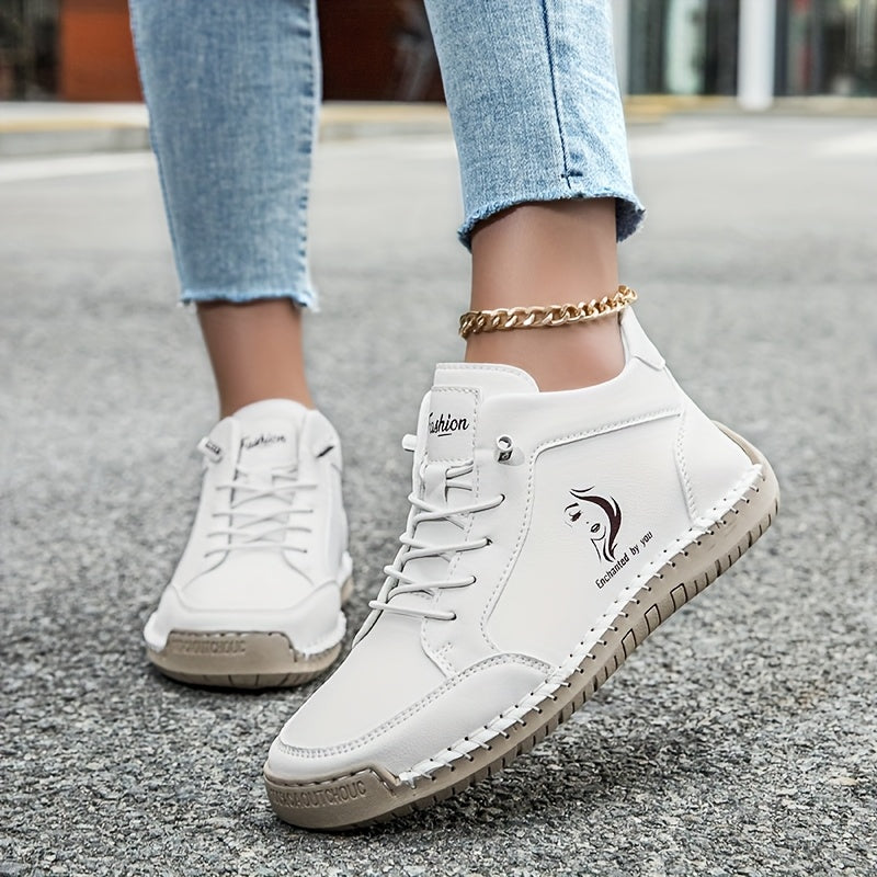 Lightweight Handcrafted Ankle Boots - Versatile All-Season Sneakers with Non-Slip Sole & Breathable Upper
