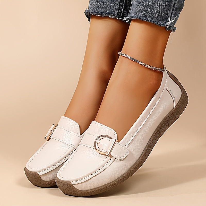 Lightweight Slip-On Loafers with Sequin Detail - TPR Sole