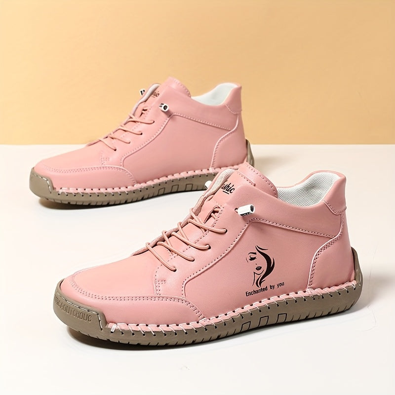 Lightweight Handcrafted Ankle Boots - Versatile All-Season Sneakers with Non-Slip Sole & Breathable Upper