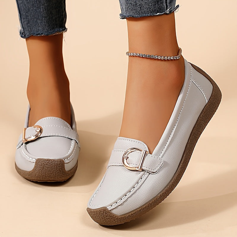 Lightweight Slip-On Loafers with Sequin Detail - TPR Sole