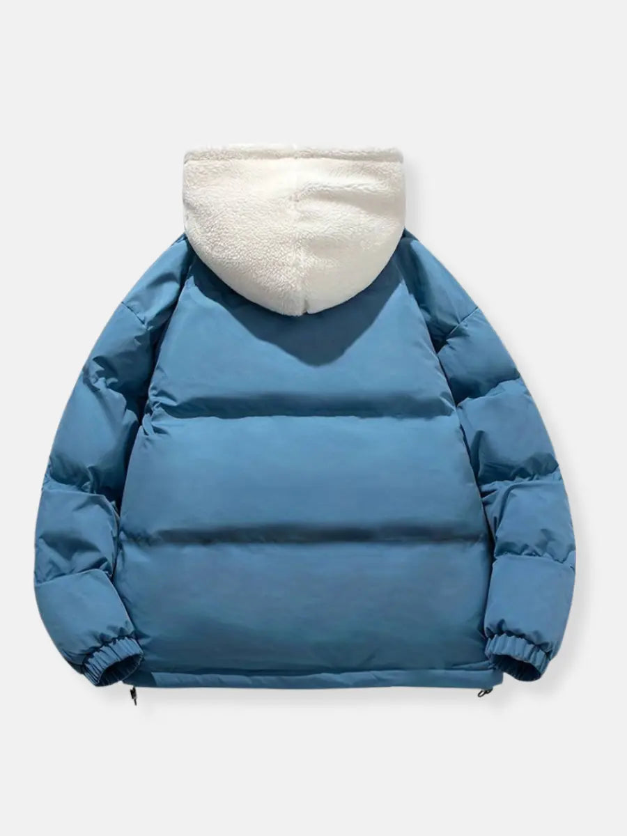 Layered winter outfit with Warm Winters jacket