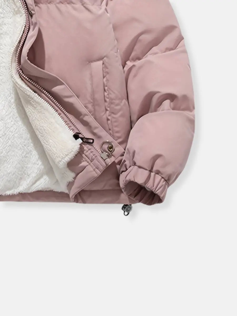 Sleeve design of padded winter jacket