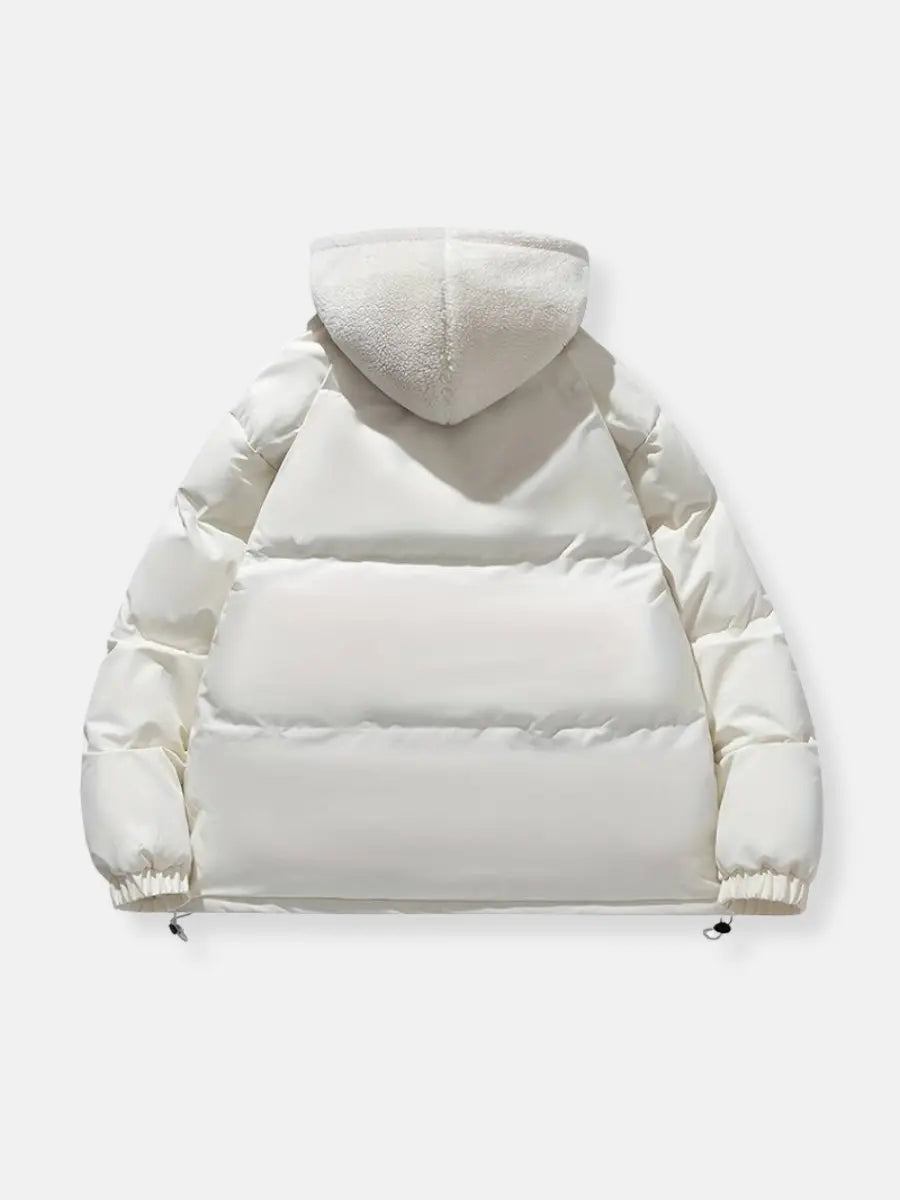 Warm Winters jacket worn in snow