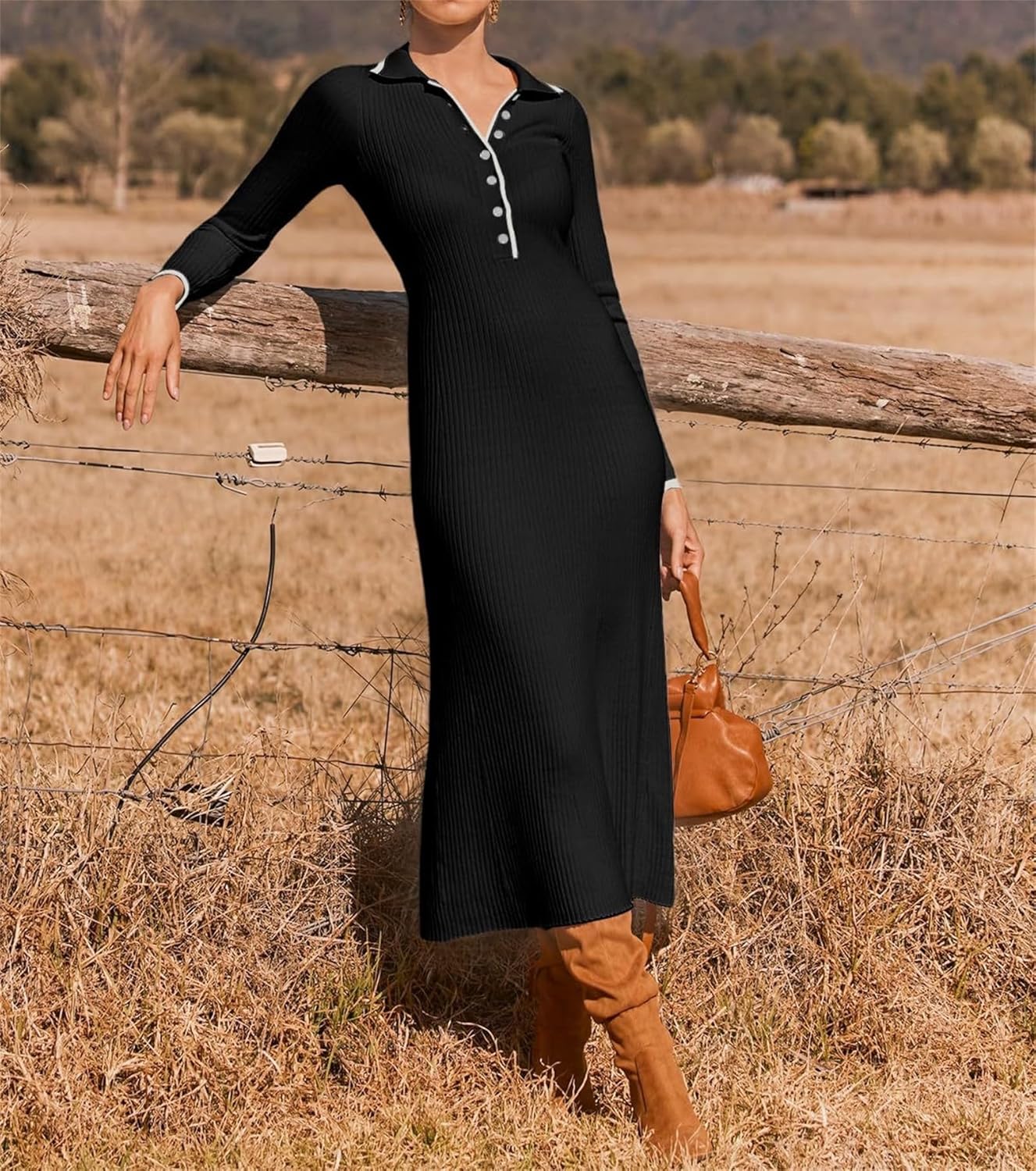 Women’s casual sweater dress streetwear style